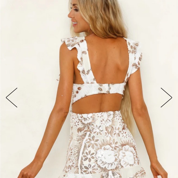 NWT Selfie Leslie Jackie Pinafore Dress size S - Picture 2 of 5